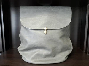 Zaino Joy Susan Colette Vegan in pelle grigio chic viaggio lavoro tutti i giorni nuovo con etichette - Foto 1 di 12