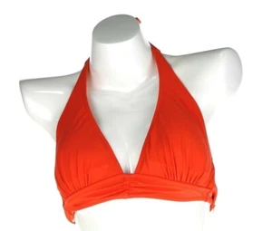 Profile Gottex Coral Womens Swimwear Neck Tie Halter Bikini Top Size 12 - Picture 1 of 2