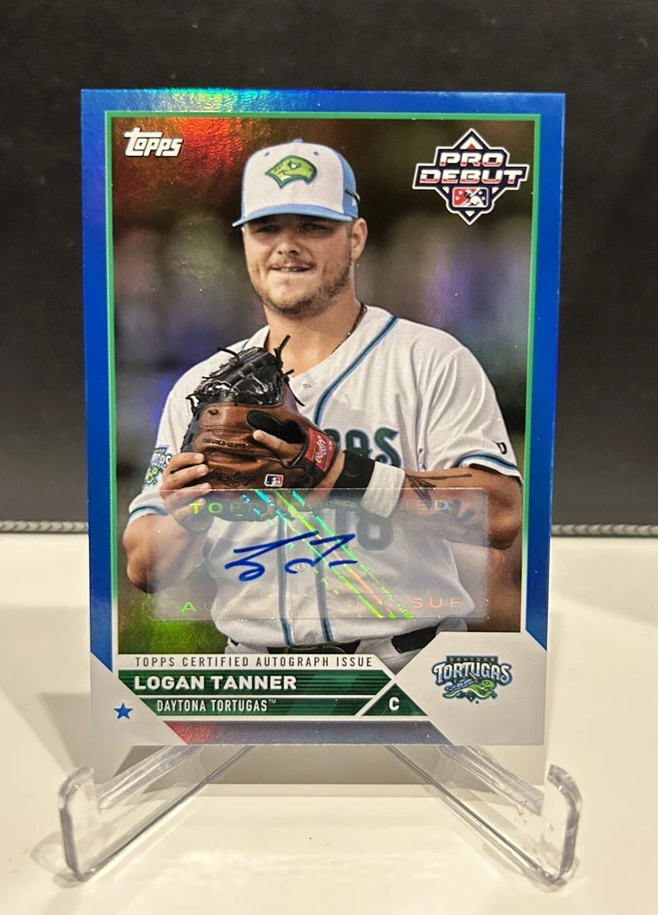 Logan Tanner - Blue Foil Auto #/150 - 2023 Topps Pro Debut MLB