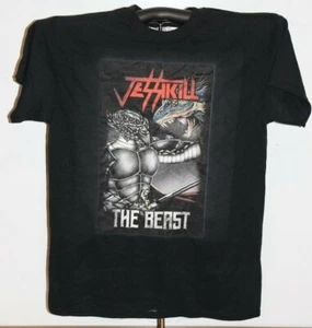 JESSIKILL - T-Shirt LA BESTIA, Nero, Medium - Foto 1 di 4