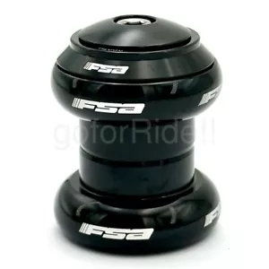 FSA Orbit X 1" Threadless Bicycle Bike Headset 1 inch w/Top Cap ISO 26.4mm Black - Picture 1 of 10