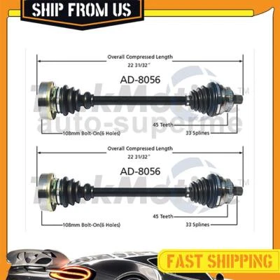 Juego de eje delantero manual CV 2x para Audi 80 1991-1992 Audi 90 1988-1991 Foto 1 de 3