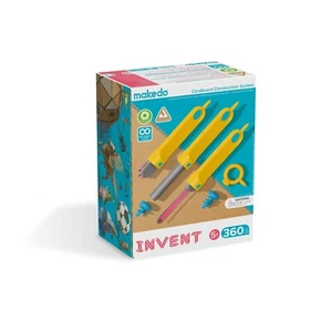 Makedo INVENT - Boîte à outils de construction en carton pour enfants pour apprentissage à la vapeur en classe - Photo 1 sur 9