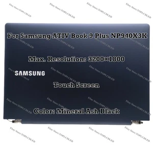 For Samsung ATIV Book 9 Plus NP940X3K 3.2K LCD Complete Touch Screen Assembly - Afbeelding 1 van 9