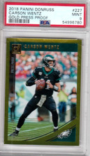 CARSON WENZT DONRUSS GOLD PRESS PROOF #227 SP 40/50 PSA 9 🔥🔥🔥