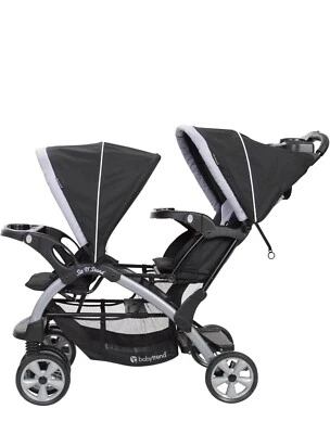 Baby Trend SS76B51A Sit N' Stand® Double Stroller- Stormy - Image 1 of 4