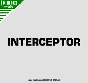 Mad Max INTERCEPTOR The Road Warrior High Performance Die Cut Vinyl Decal - Picture 1 of 20