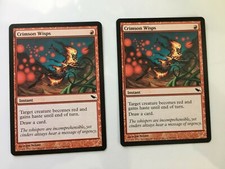 Crimson Wisps x2 Shadowmoor MTG Magic the Gathering NM
