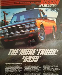 1985 Nissan Truck Original Print Ad - Come Alive, Come and Drive - Picture 1 of 2