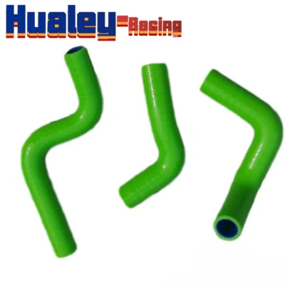 Manguera de radiador de silicona para Kawasaki KX85 KX100 2014 2015 2016 verde refrigerante Foto 1 de 3