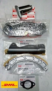 SET 5 Pcs. ISUZU ENGINE CHAIN TIMING COMPONENT 2005-11 RODEO GENUINE TENSIONER  - Picture 1 of 11