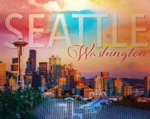 Imán de nevera Seattle Washington 3D - Imagen 1 de 1