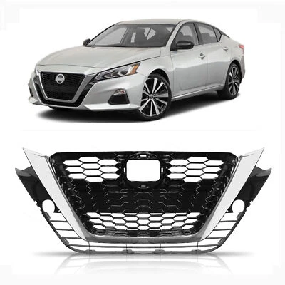 Front Upper Grille Fits 2019 20 21 2022 Nissan Altima S SL SV without Camera Foto 1 de 4