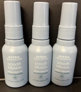 Lot of 3 Aveda Smooth Infusion Perfect Blow Dry Brushing Parfait 1.7 oz Travel - Picture 1 of 1