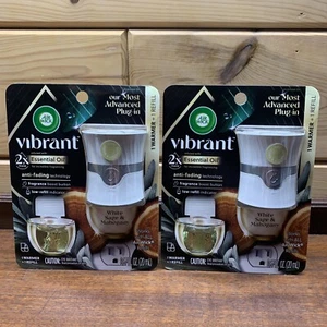 2x Air Wick Advanced Plug-in calentador de aceite perfumado + recarga salvia blanca y caoba - Imagen 1 de 2