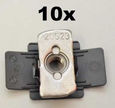 10x K2 Systems 1001643 Einlegemutter MK2 Edelstahl M8 Solar Zubehör PV 0%MwSt