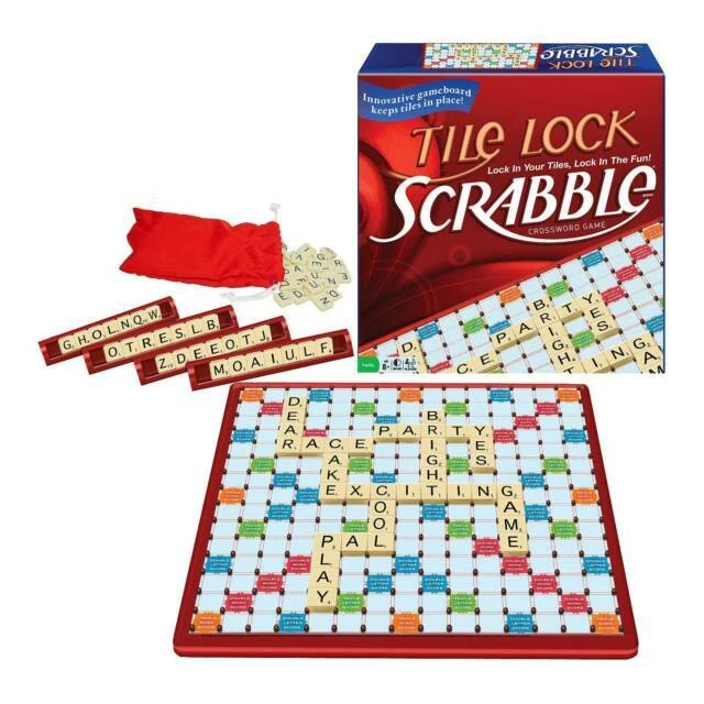 Winning Moves Tile Lock Scrabble Board Game (1143)