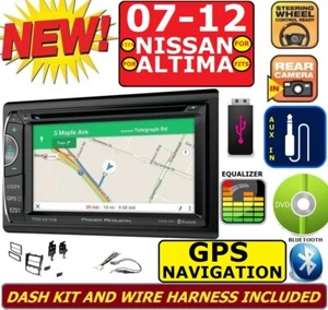 FOR / FITS ALTIMA 07 08 09 10 11 12 NAVIGATION CD/DVD BLUETOOTH Car Stereo Radio - Picture 1 of 12