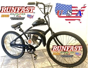 2-STROKE 66cc/80cc MOTORIZED BIKE KIT AND CRUISER BICYCLE DIY COMPLETE POWER - Picture 1 of 7