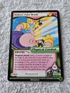 DBZ Dragon Ball Z Goku's Face Break P8 CCG Limited Buu Saga Promo MP - Picture 1 of 5