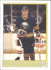 1989-90 O-Pee-Chee Stickers Buffalo Sabres Hockey Card #262 Pierre Turgeon