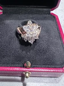 Anello donna con diamanti sintetici - Foto 1 di 3