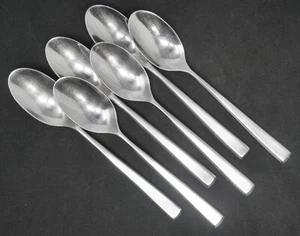 Mikasa Wellenlänge Edelstahl Teelöffel 6er Set. 6 1/2" lang - Bild 1 von 1