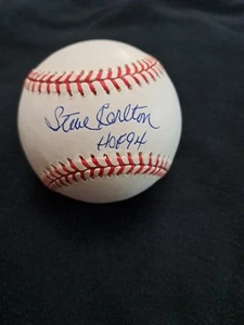 Steve Carlton Signed RONLB HOF 94 PSA COA PHILLIES - Bild 1 von 7