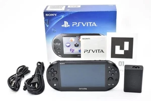 PS Vita PCH-2000 ZA11 Black Boxed Console Tested Slim & Long Battery - Picture 1 of 10