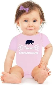 Two Feet Ahead Infant Newborn Bodysuit Creeper Pink Cal Bears 6 Months - Picture 1 of 1