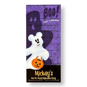 Mickey's Not so Scary Halloween Party 2004 WDW Preis Datum Flyer Sammlerstück - Bild 1 von 5
