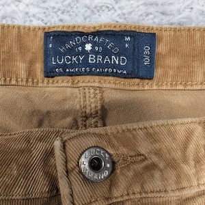 Lucky Brand Damen 10/30 (32" Taille) Lolita Skinny Cordhose braun mittlerer Bund - Bild 1 von 13