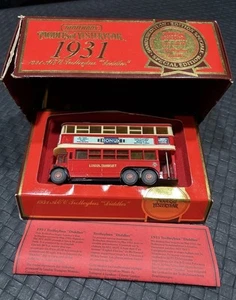 Matchbox Models Of Yesteryear 1931 AEC DIDDLER TROLLEYBUS Y-10 1987 Ronku - Picture 1 of 5
