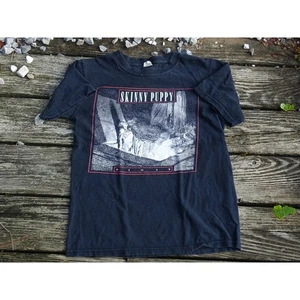 Anvil Tag Skinny Puppy industrial Band Tee Dig It Sz Small Faded Vintage Look - Picture 1 of 10