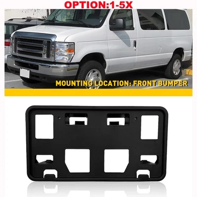 Front License Plate Mount Bracket Holder For 2008-14 Ford E-250 E-350 Super Duty - Image 1 of 4