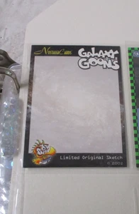 NOSTALGIE KARTEN GALAXY GOONS LIMITIERT ORIGINAL SKETCH - Bild 1 von 2
