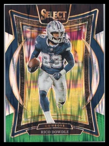 2024 Select Football #90 Rico Dowdle Green Black Shock - Bild 1 von 2