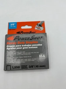 Powershot 97006 3/8 Gambe x 3/8 Corona Acciaio Graffette Resistenti USA (1pk) - Foto 1 di 2