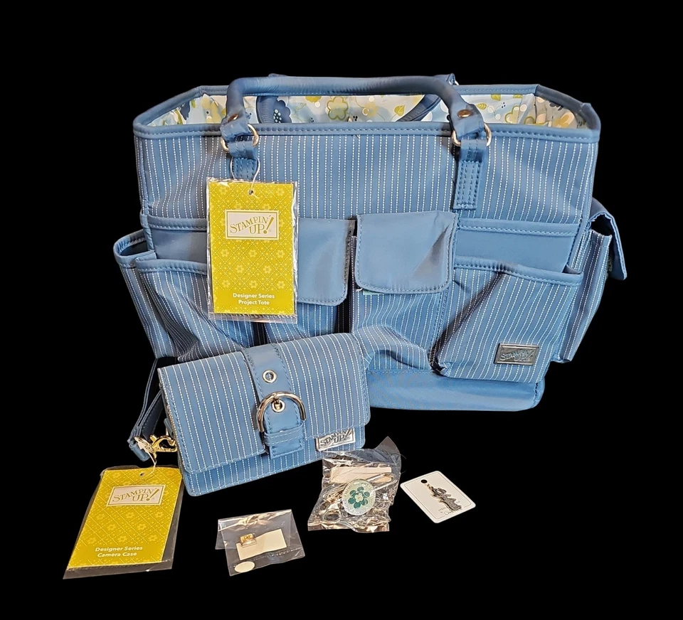 StampinUp! Designer Series Maine Blueberry Project 2008 bolso cámara estuche dijes Foto 1 de 4