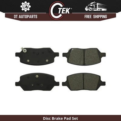 Para Mobility Ventures MV-1 2014-2017 | Pastillas de freno de disco traseras centradas | Cerámica Foto 1 de 4