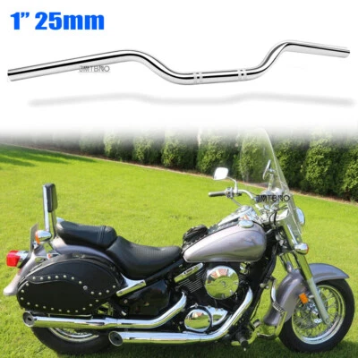 For Kawasaki Vulcan VN 800 900 1500 Motrocycle 1" Handlebars Tracker Drag Bars - Image 1 of 4