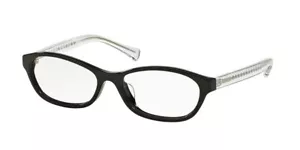 NEU AUTHENTISCHE COACH HC6080D 5327 schwarze Glitzer/Kristallbrille 54 mm 16 135 - Bild 1 von 2