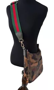 "Bolso bandolera de nailon con estampado de camuflaje 11x11""" - Imagen 1 de 4