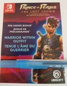 Prince Of Persia Lost Crown Warrior Within Outfit DLC Nintendo Switch SW - Imagen 1 de 1