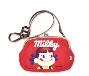 Fujiya Peko Chan milchiger Metallverschluss 2-Wege Mini-Schultertasche Japan limitiert - Bild 1 von 8