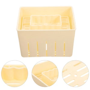 3 Sets Cheese Pressing Plate Making Supplies Household Tofu Mold - Picture 1 of 12