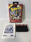 Rampage (Sega Master System SMS, 1989) Complete CIB W/manual