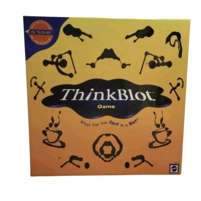 thinkblot game mattel 1999 vintage sealed family fun party educational childrens - Image 1 of 3