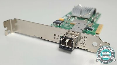 ATTO, FC41ES Celerity Singleport 4GB FC HBA Card, P/N 0215-PCBX-000 - Image 1 of 4