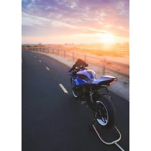 Yamaha R1 Motorcycle Wall Art Print #029 - Stunning Satin Decor - Picture 1 of 12